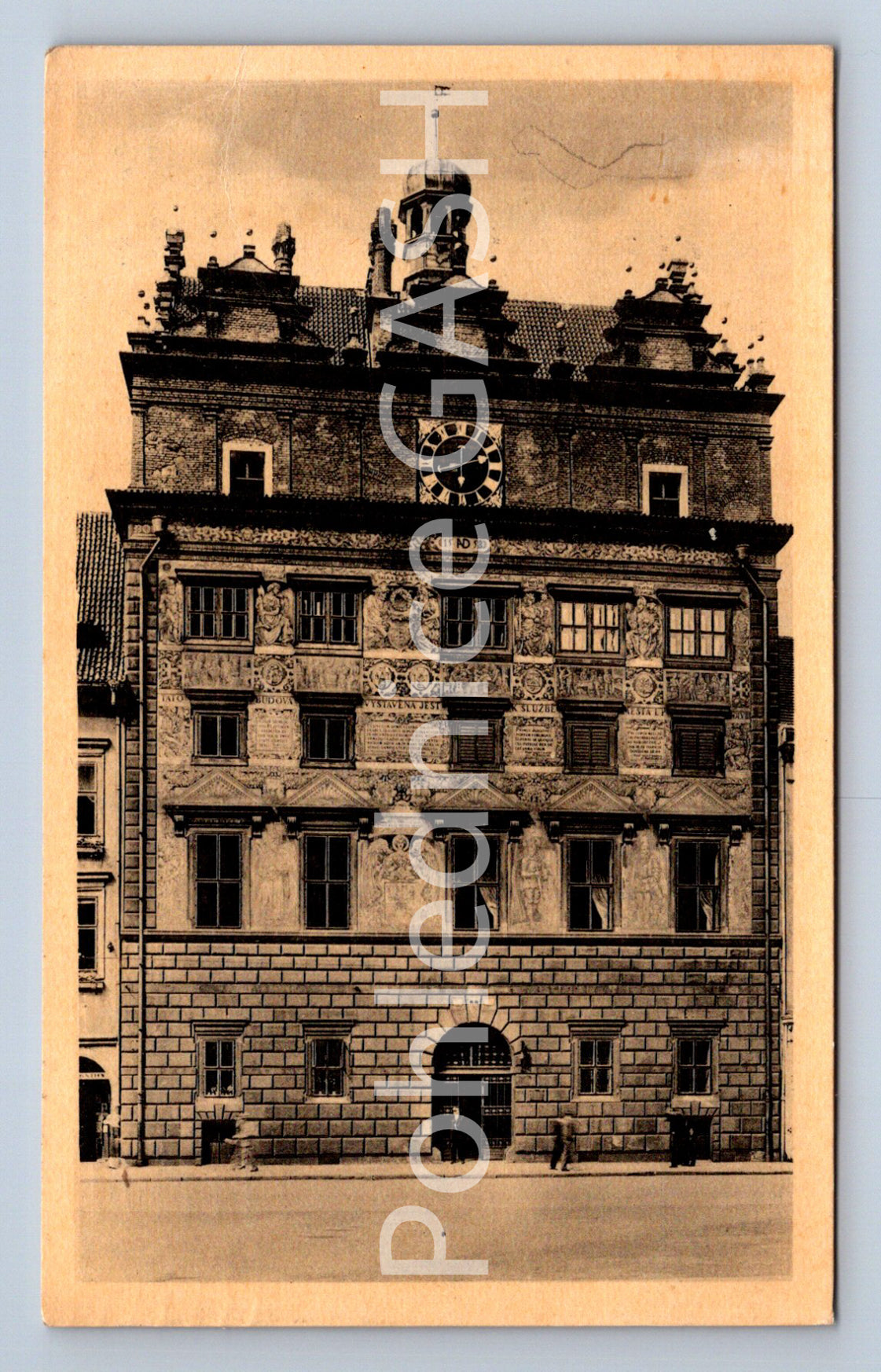 Postcard PILSEN - CITY HALL (ST7454)