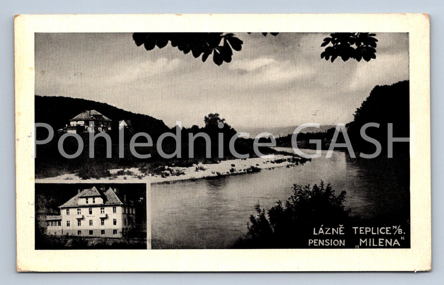 Postcard LÁZNĚ TEPLICE - PENSION MILENA (ST7461)