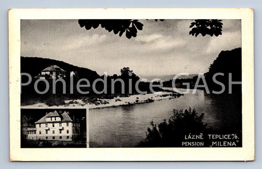 Postcard LÁZNĚ TEPLICE - PENSION MILENA (ST7461)