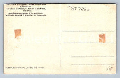 Postcard BYSTŘIČKA (ST7465)