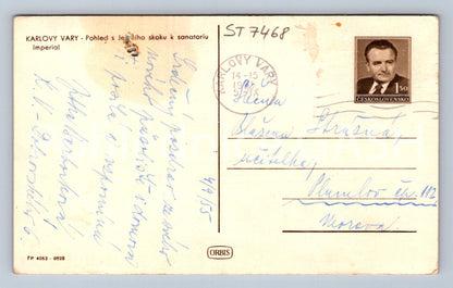 Postcard KARLOVY VARY - SANATORIUM IMPERIAL (ST7468)