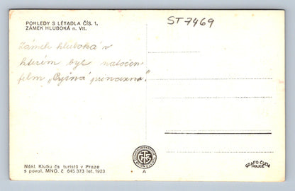 Postcard HLUBOKÁ CASTLE (ST7469)