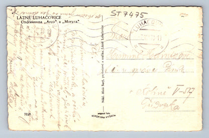 Postcard LÁZNĚ LUHAČOVICE - ARCO A MORAVA HEALTH RESORT (ST7475)