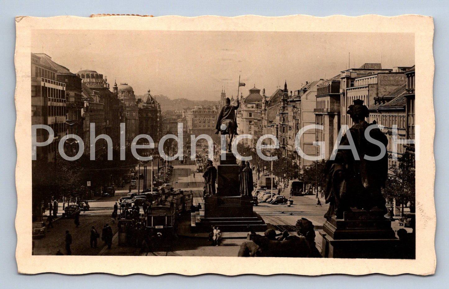 Postcard PRAGUE - WENCESLAWS SQUARE (ST7483)