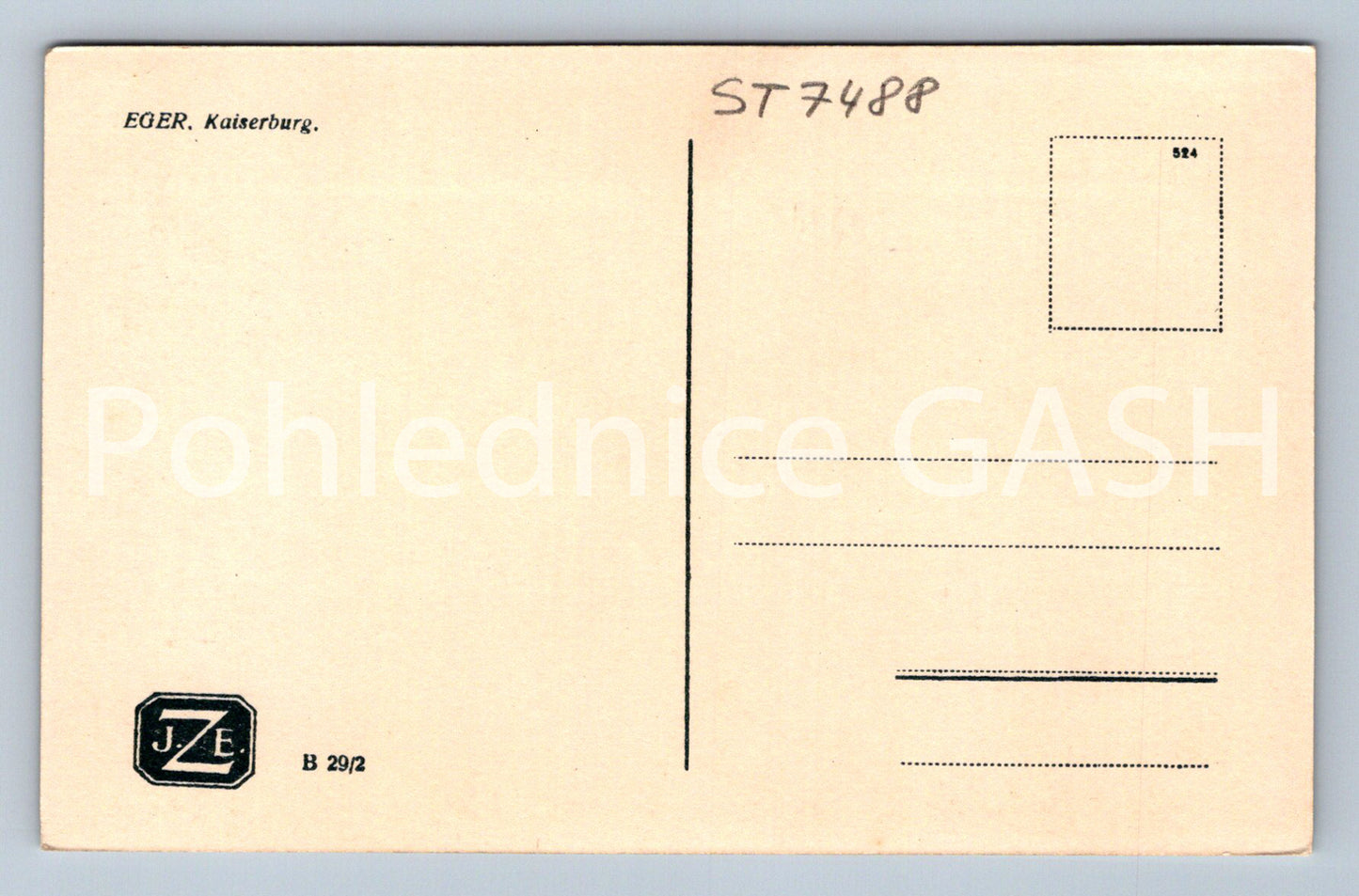 Postcard EGER (ST7488)