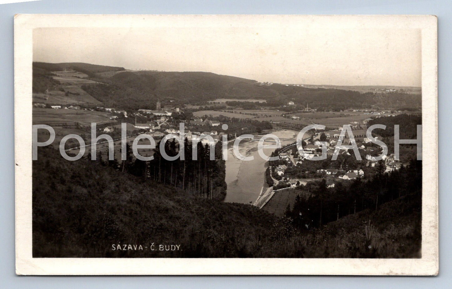 Postcard SÁZAVA - Č. BUDY (ST7489)
