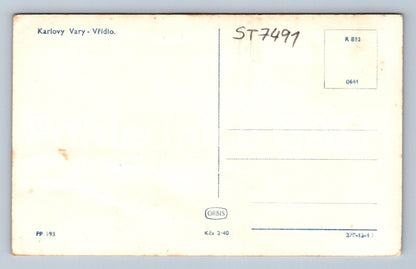 Postcard KARLOVY VARY - SPRING (ST7491)