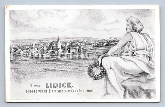 Postcard LIDICE (ST7492)