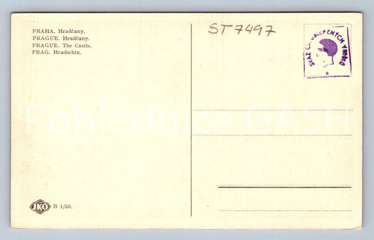 Postcard PRAGUE (ST7497)