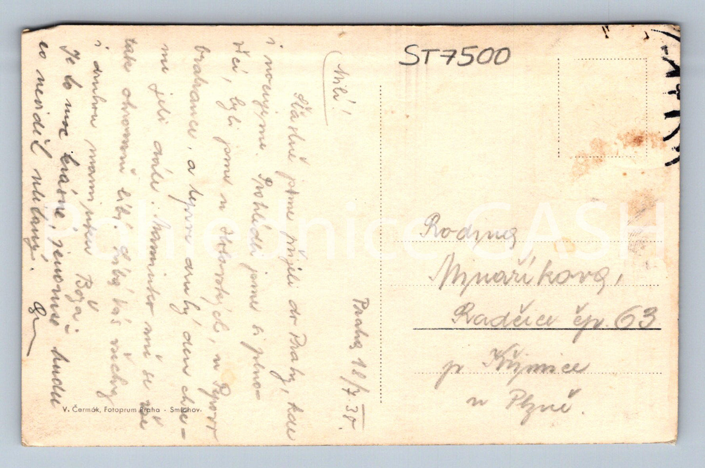 Postcard PRAGUE - WENCELAS SQUARE (ST7500)