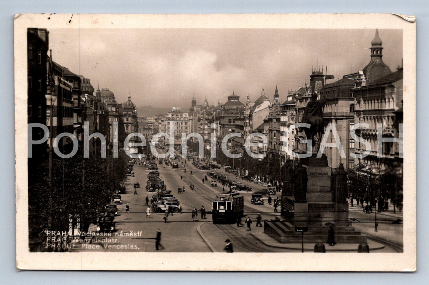 Postcard PRAGUE - WENCELAS SQUARE (ST7500)