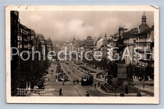 Postcard PRAGUE - WENCELAS SQUARE (ST7500)