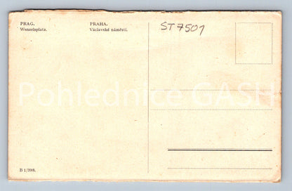 Postcard PRAGUE - WENCESLAWS SQUARE (ST7501)