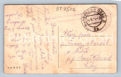 Postcard PRAGUE - POWDER GATE REPRESENTATIVE HOUSE (ST7502)