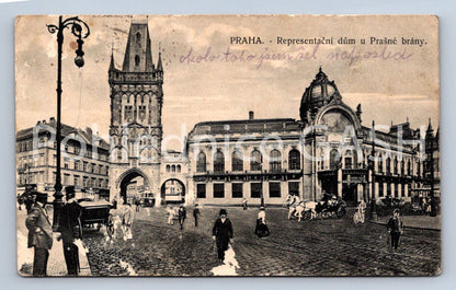 Postcard PRAGUE - POWDER GATE REPRESENTATIVE HOUSE (ST7502)