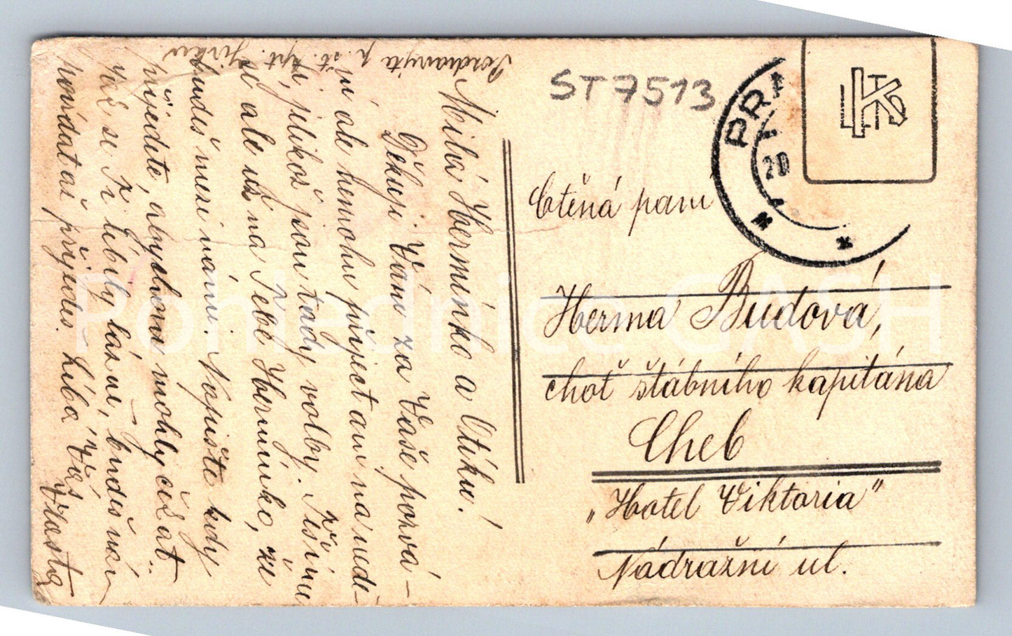 Postcard PRAGUE (ST7513)