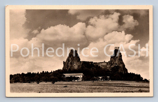 Postcard BOHEMIAN PARADISE - RUINS - PENSION BAJER (ST7532)