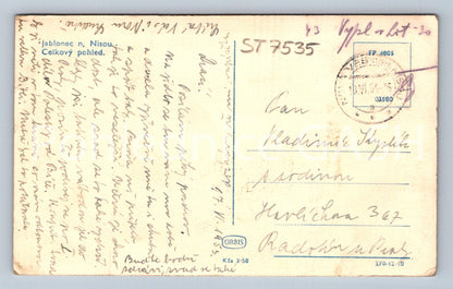 Postcard JABLONEC NAD NISOU (ST7535)