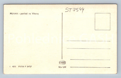 Postcard PRAGUE - VIEW OVER THE VLTAVÁ (ST7544)