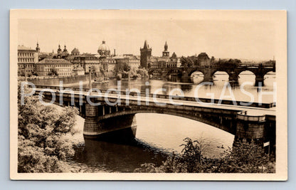 Postcard PRAGUE - VIEW OVER THE VLTAVÁ (ST7544)