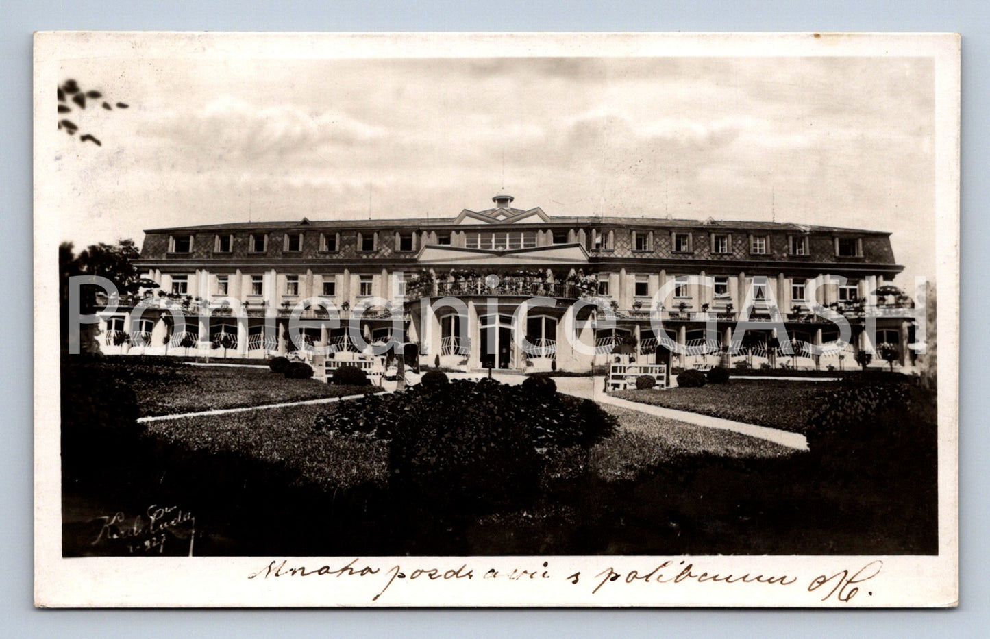 Postcard LÁZNĚ BOHDALEČ (ST7548)