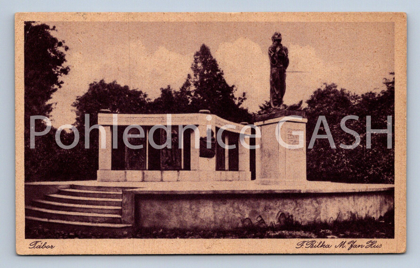 Postcard TÁBOR (ST7559)