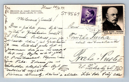 Postcard HRONOV (ST7561)