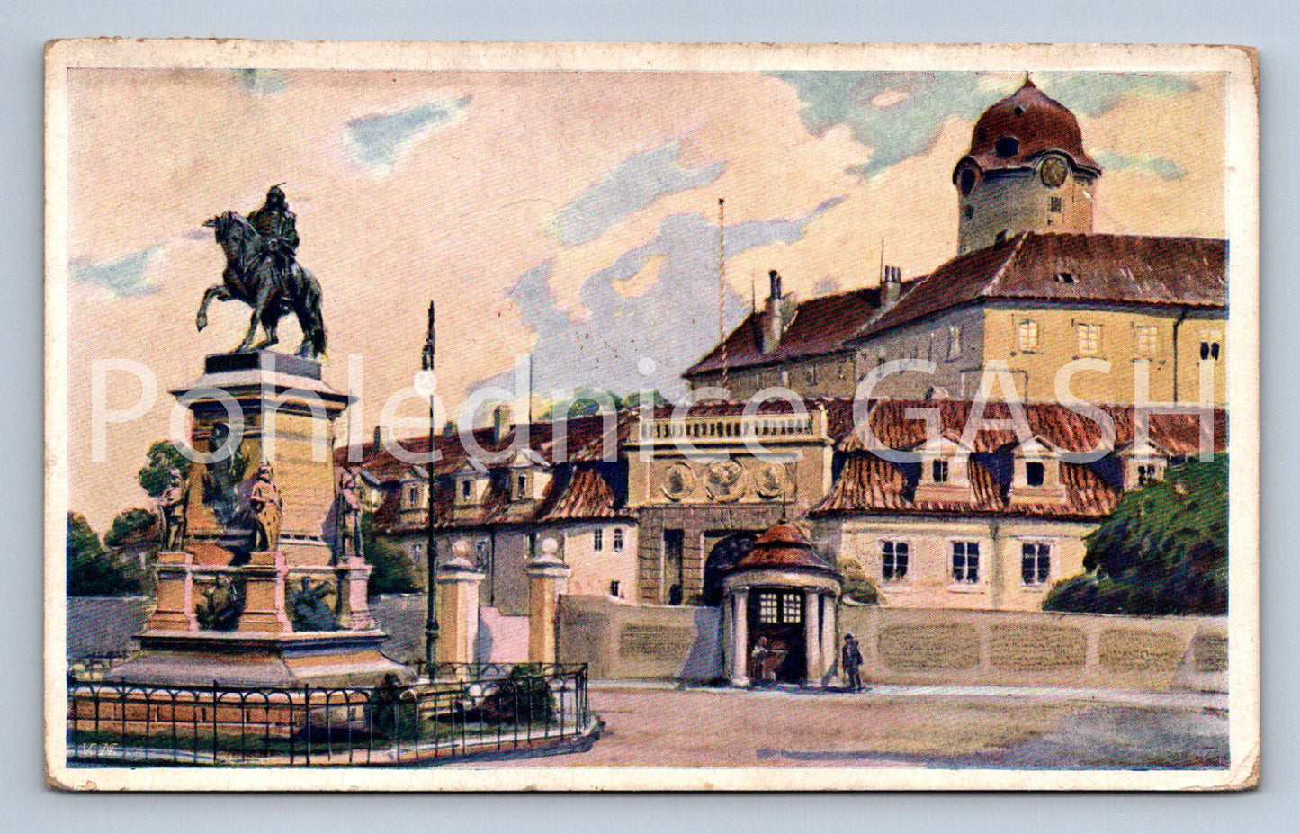 Postcard PODEBRAD CASTLE (ST7563)