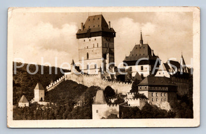 Postcard KARLŠTEJN CASTLE (ST7578)