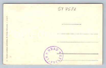 Postcard KŘIVOKLÁT CASTLE (ST7582)