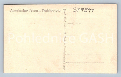 Postcard ADERSPAŠSKÉ SKÁLY (ST7591)