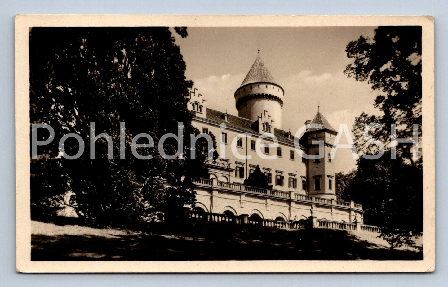 Postcard KONOPIŠTĚ CASTLE (ST7594)