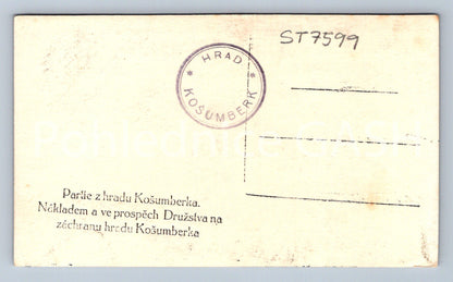 Postcard KOŠUMBERK CASTLE (ST7599)