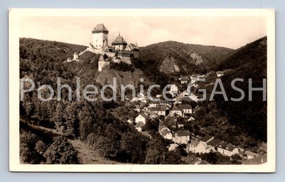 Postcard KARLŠTEJN CASTLE (ST7702)