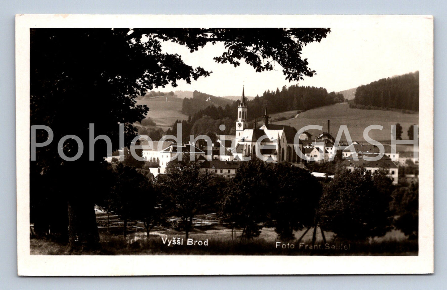 Postcard VYŠŠÍ BROD (ST7711)