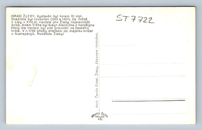 Postcard ŽLEBY CASTLE (ST7722)
