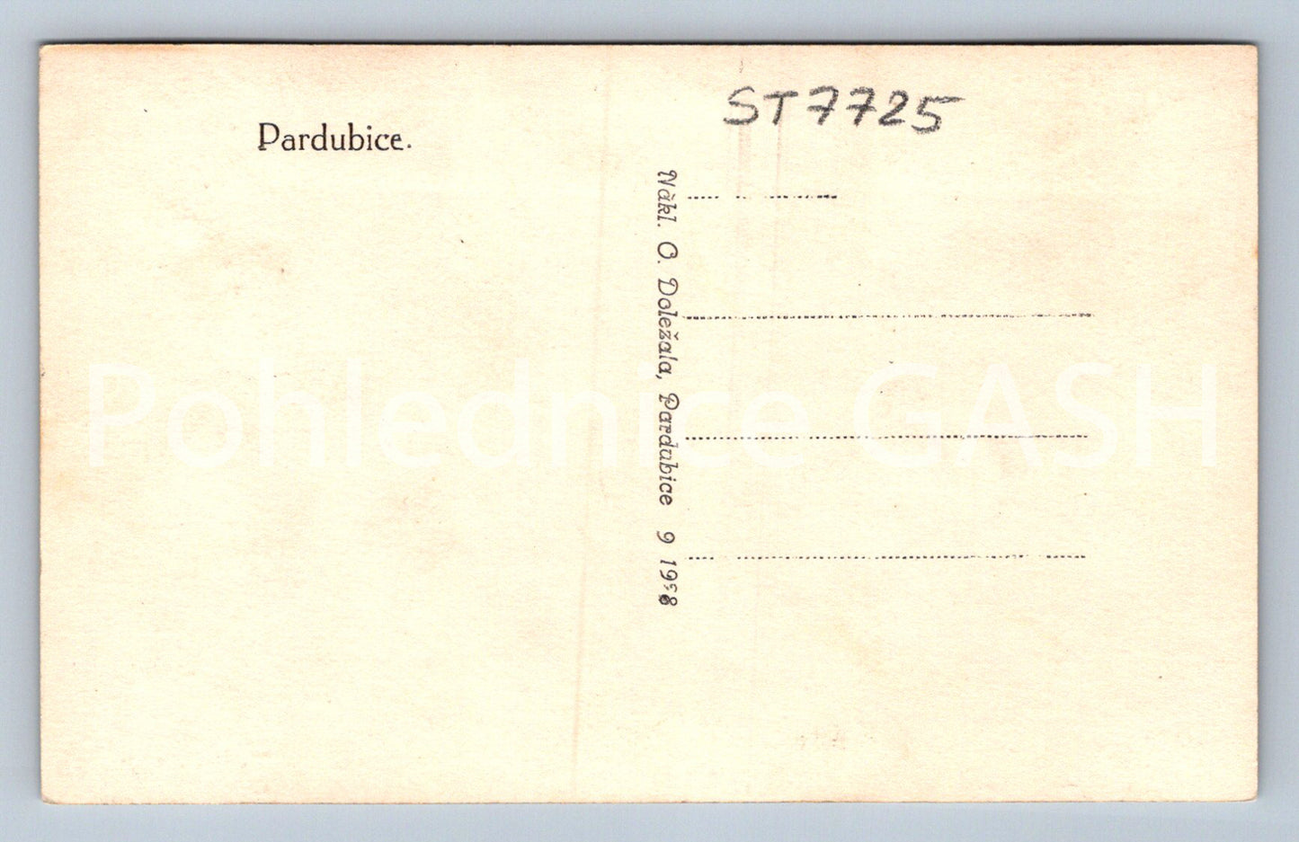 Postcard PARDUBICE (ST7725)