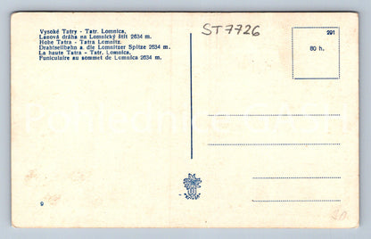 Postcard HIGH TATRAS (ST7726)