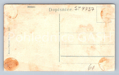 Postcard GREETINGS FROM SLOUPSKÁ KULNA (ST7737)