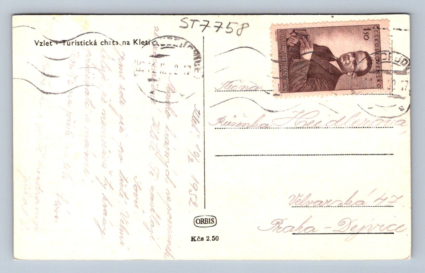 Postcard TAKEOFF (ST7758)