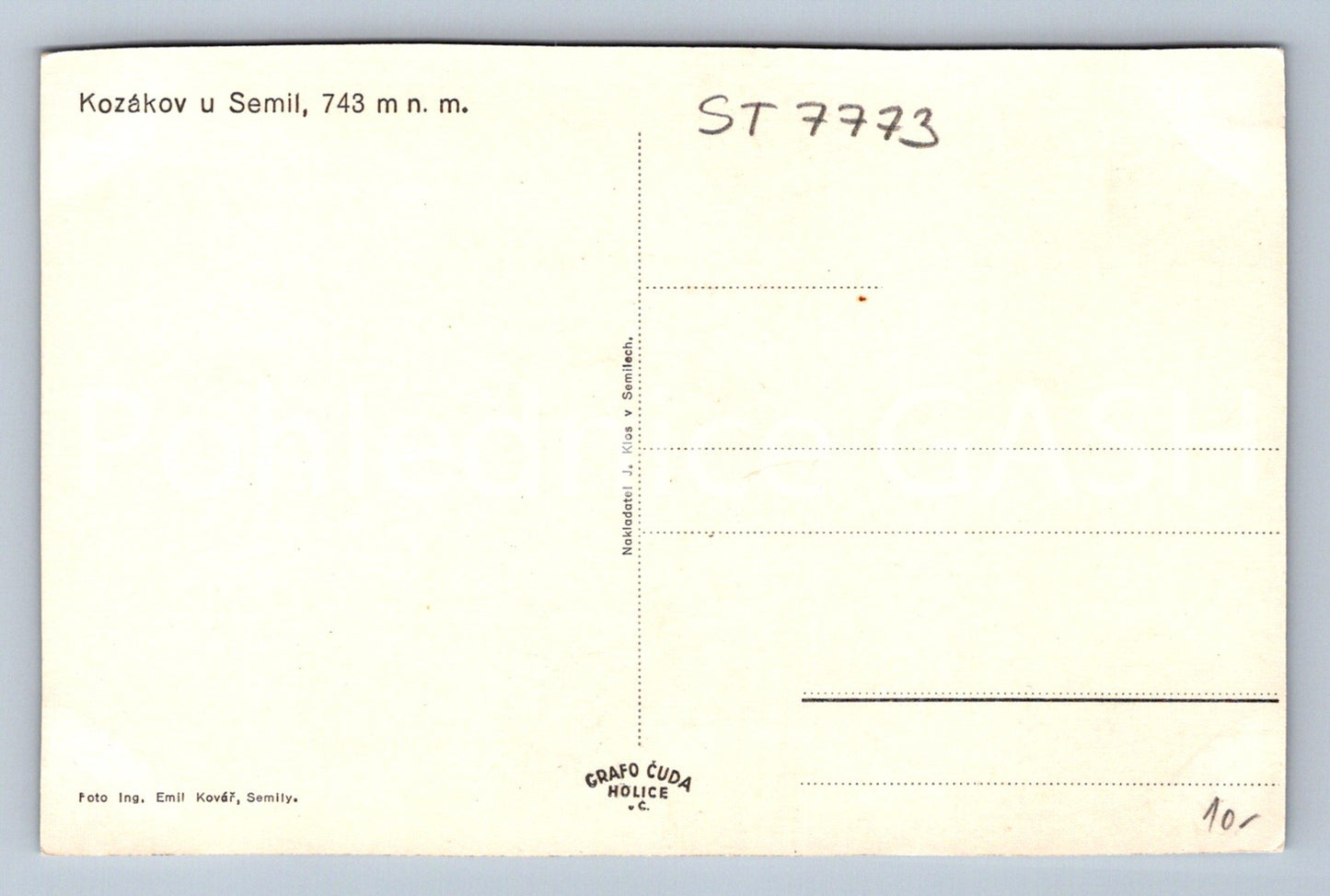 Postcard KOSÁKOV U SEMIL (ST7773)