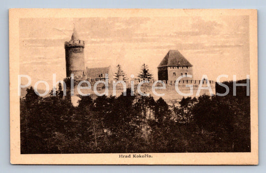 Postcard KOKORÍN CASTLE (ST7790)