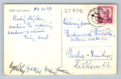 Postcard ÚSTÍ NAD LABEM (ST7796)