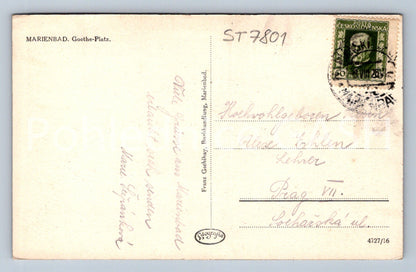 Postcard MARIANSKÉ LÁZNĚ (ST7801)