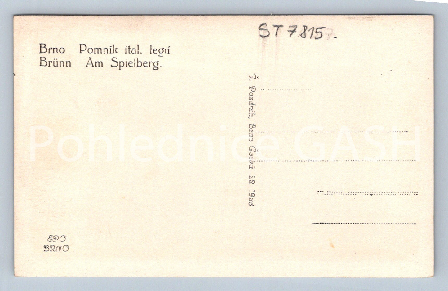 Postcard BRNO (ST7815)