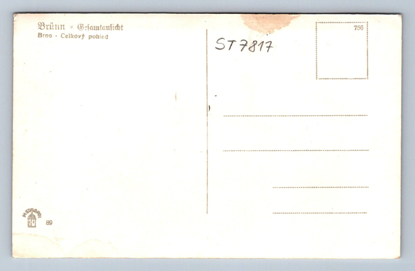 Postcard BRNO (ST7817)