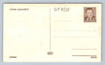 Postcard KONOPIŠTĚ CASTLE (ST7828)