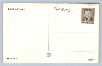 Postcard ORLÍK NAD VLTAVOU (ST7842)