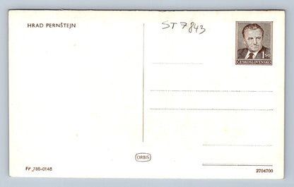 Postcard PERNŠTEJN CASTLE (ST7843)