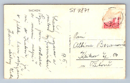 Postcard TACHOV (ST7871)